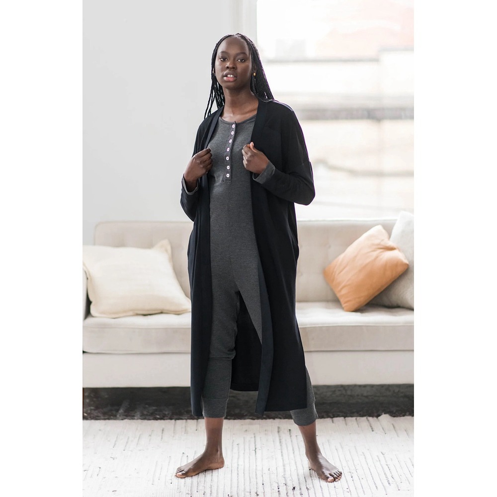 Madison Duster Cardigan Black Pudus Lifestyle Co. Canada XL